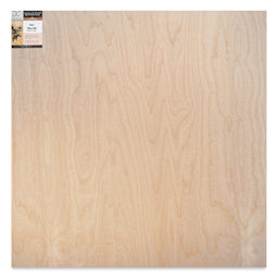 Apollon Gotrick Cradled Wood Panel - 36" x 36", 1-5/8" Profile front with label