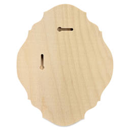 Trekell Gothic Wood Floater Panel - Gothic Portrait, 8" x 10", 1/2" Profile, back of panel