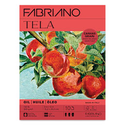 Fabriano Tela Oil Painting Pad - 6" x 8", 300 gsm, 10 Sheets