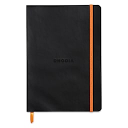 Rhodia Rhodiarama Softcover Notebook - A5, Black, Dot Grid