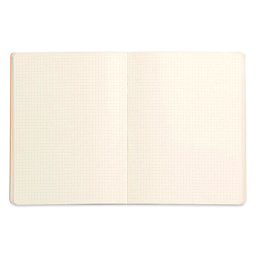 Rhodia Rhodiarama Softcover Notebook - A6, Black, Dot Grid, open