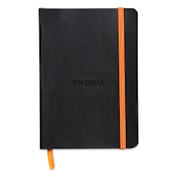 Rhodia Rhodiarama Softcover Notebook - A6, Black, Dot Grid