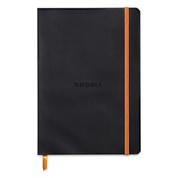 Rhodia Rhodiarama Softcover Notebook - A5, Black, Lined