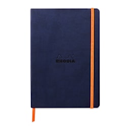 Rhodia Rhodiarama Softcover Notebook - A5, Midnight, Dot Grid