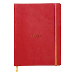 Rhodia Rhodiarama Softcover Notebook - 7-1/2" x 9-7/8", Poppy, Lined