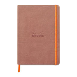 Rhodia Rhodiarama Softcover Notebook - A5, Rosewood, Dot Grid