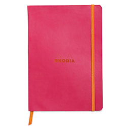 Rhodia Rhodiarama Softcover Notebook - A5, Raspberry, Dot Grid