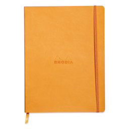 Rhodia Rhodiarama Softcover Notebook - 7-1/2" x 9-7/8", Orange, Lined