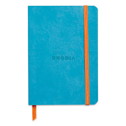 Rhodia Rhodiarama Softcover Notebook - A6, Turquoise, Dot Grid