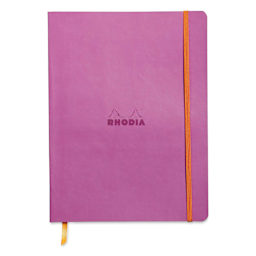 Rhodia Rhodiarama Softcover Notebook - 7-1/2" x 9-7/8", Lilac, Dot Grid