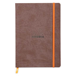 Rhodia Rhodiarama Softcover Notebook - A5, Chocolate, Dot Grid