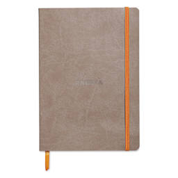 Rhodia Rhodiarama Softcover Notebook - A5, Taupe, Lined