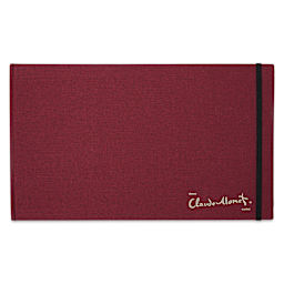 Sennelier Claude Monet Watercolor Notebook - 5.9" x 9.8", Red, front cover