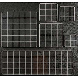 Peter Pauper Press Studio Series Acrylic Stamp Block Set - Set of 6, out of packaging