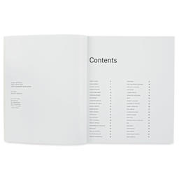 The Unbelievably Fantastic Artists’ Sticker Book, table of contents