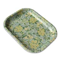 Curious Prints Vintage Metal Tray - 5" x 7", Morris Jasmine