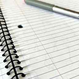 Roaring Spring Doodlewrite Spiral Notebook - 8" x 10-1/2", Wide Ruled, 60 Sheets, close-up