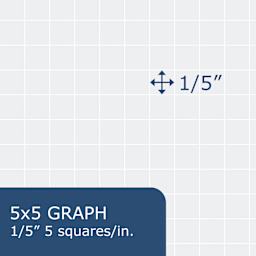 Roaring Spring Whitelines Wirebound Notebook - Grid, 8-1/2" x 11", 70 Sheets