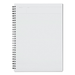 Maruman Mnemosyne Notebook - Black, B5, Dot Grid, open
