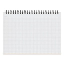 Maruman Mnemosyne Notebook - Black, A5, Graph, open