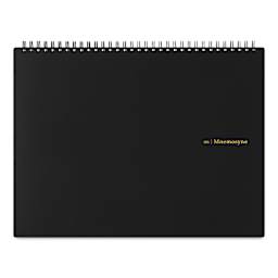 Maruman Mnemosyne Notebook - Black, A4, Blank
