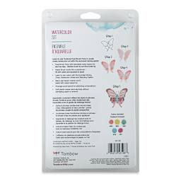 Tombow Watercolor Set - Set of 10 (back of package)