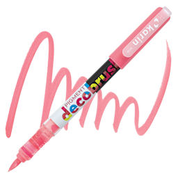 Karin Pigment Decobrush Marker - Pale Pink marker and swatch