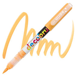 Karin Pigment Decobrush Marker - Pale Orange marker and swatch