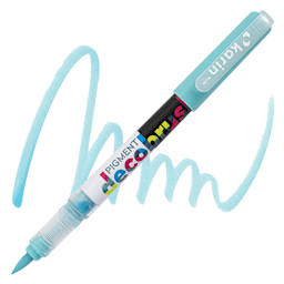 Karin Pigment Decobrush Marker - Duck Egg marker and swatch