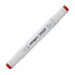 Kingart Pro Double-Ended Art Alcohol Markers - Floral Palette, Set of 12, marker with caps on