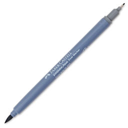 Faber-Castell Goldfaber Aqua Dual Marker - 233 Cold Grey IV (marker with caps removed)