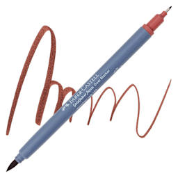 Faber-Castell Goldfaber Aqua Dual Marker - 190 Venetian Red marker and swatch