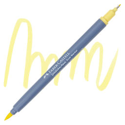 Faber-Castell Goldfaber Aqua Dual Marker - 104 Light Yellow Glaze marker and swatch
