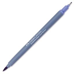 Faber-Castell Goldfaber Aqua Dual Marker - 248 Sea Blue (marker with caps removed)