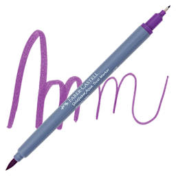 Faber-Castell Goldfaber Aqua Dual Marker - 284 Purple marker and swatch