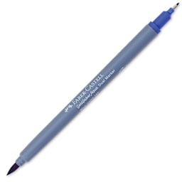 Faber-Castell Goldfaber Aqua Dual Marker - 137 Blue Violet (marker with caps removed)