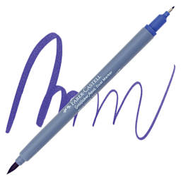 Faber-Castell Goldfaber Aqua Dual Marker - 137 Blue Violet marker and swatch