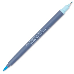 Faber-Castell Goldfaber Aqua Dual Marker - 164 Water Blue (marker with caps removed)