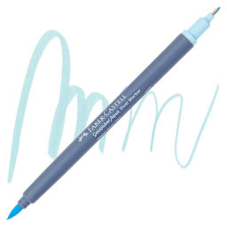 Faber-Castell Goldfaber Aqua Dual Marker - 164 Water Blue marker and swatch
