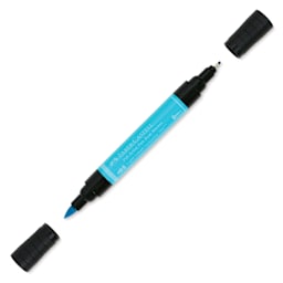 Faber-Castell Pitt Artist Pen Dual Tip Marker - Light Cobalt Turquoise 154