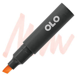 Olo Chisel Tip Half-Marker - OR4.2 Pink Granite marker and swatch