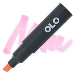 Olo Chisel-Tip Half Marker - RV2.2 Peach Blossom - Marker and Swatch