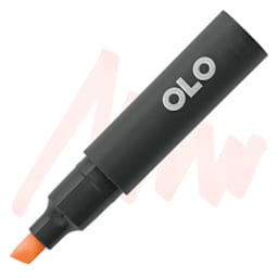 Olo Chisel Tip Half-Marker - OR2.0 Scallop - Marker and Swatch