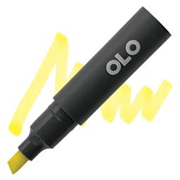 Olo Chisel-Tip Half Marker - Y1.2 Light Yellow marker and swatch