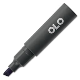 Olo Chisel Tip Half-Marker - B0.7 Ultramarine  -with cap off