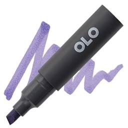 Olo Chisel-Tip Half Marker - BV4.5 Concord Grape marker and swatch