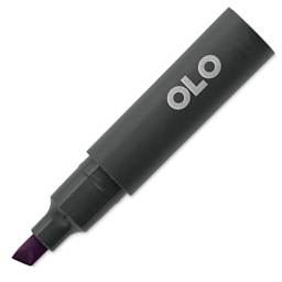 Olo Chisel Tip Half-Marker - V2.6 Royal Purple with cap off