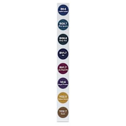 Olo Chisel Dual-Tip Markers - Set of 8, Rich colors with codes