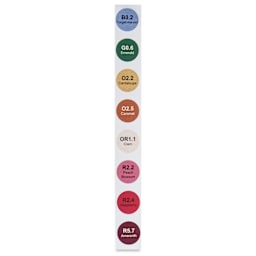 Olo Chisel Dual-Tip Markers - Set of 8, Manga 2 colors with codes