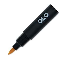 Olo Brush-Tip Half Marker -  OR3.2 Cashew with cap off